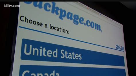 backpage corpus christi|Nueces County plays role in Backpage.com shutdown